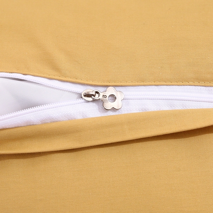 91家纺网 家纺一手货源 找家纺 珍贝2025新款全棉水洗棉儿童学生枕荞麦枕 酣睡象-黄色30*35一只