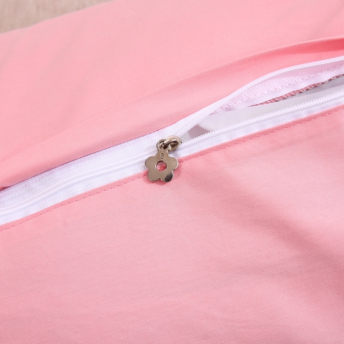 91家纺网 家纺一手货源 找家纺 珍贝2025新款全棉水洗棉儿童学生枕荞麦枕 酣睡象-粉色30*35一对