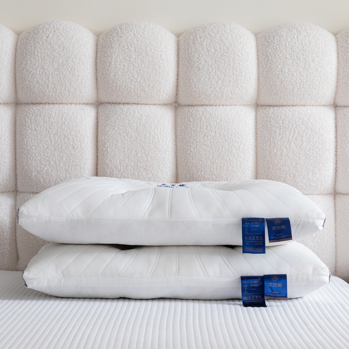 91家纺网 家纺一手货源 找家纺 卓昌枕芯 2025春夏新款乳胶太空舱护颈枕头枕芯 太空舱护颈枕 48x74cm/只 1000g