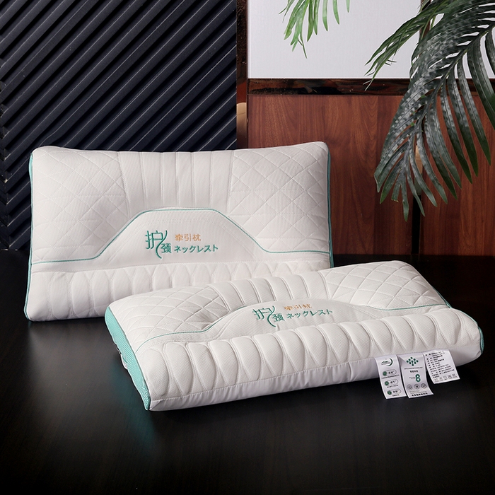 91家纺网 家纺一手货源 找家纺 雅晨枕芯工厂店 2025新款反牵引护颈枕头枕芯针织棉SPA睡眠分区枕头宿舍单人枕 针织棉SPA睡眠分区枕 48x74cm/只 中枕