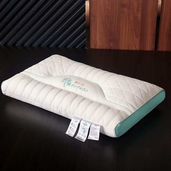 91家纺网 家纺一手货源 找家纺 雅晨枕芯工厂店 2025新款反牵引护颈枕头枕芯针织棉SPA睡眠分区枕头宿舍单人枕 针织棉SPA睡眠分区枕 48x74cm/只 高枕