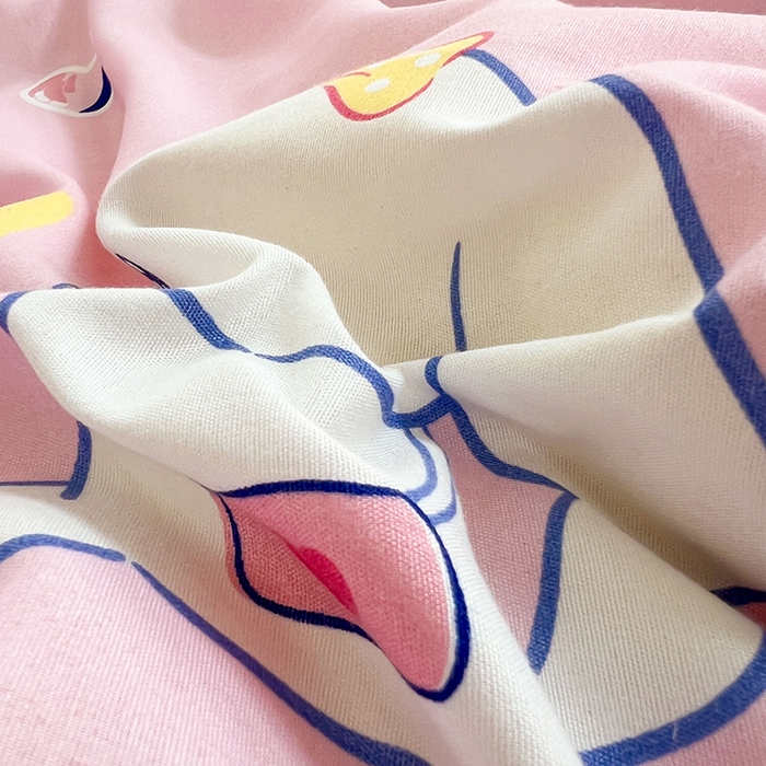 91家纺网 家纺一手货源 找家纺 VIP被业 2025新款冬被学生宿舍印花冬被上下铺多套件 大耳朵