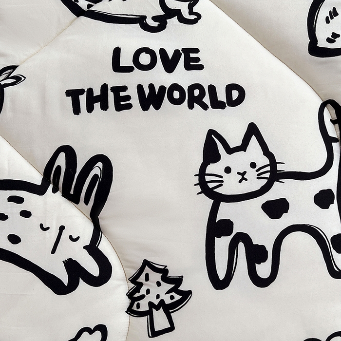 91家纺网 家纺一手货源 找家纺 VIP被业 2025新款冬被学生宿舍印花冬被上下铺多套件 恐龙抗狼