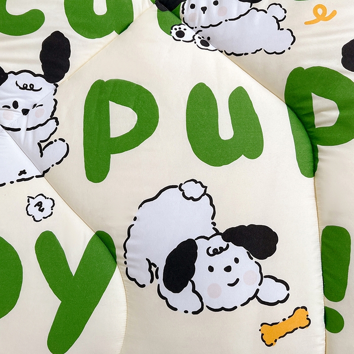 91家纺网 家纺一手货源 找家纺 VIP被业 2025新款冬被学生宿舍印花冬被上下铺多套件 萌犬