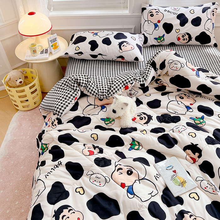 91家纺网 家纺一手货源 找家纺 （总）VIP被业 2025新款冬被学生宿舍印花冬被上下铺多套件