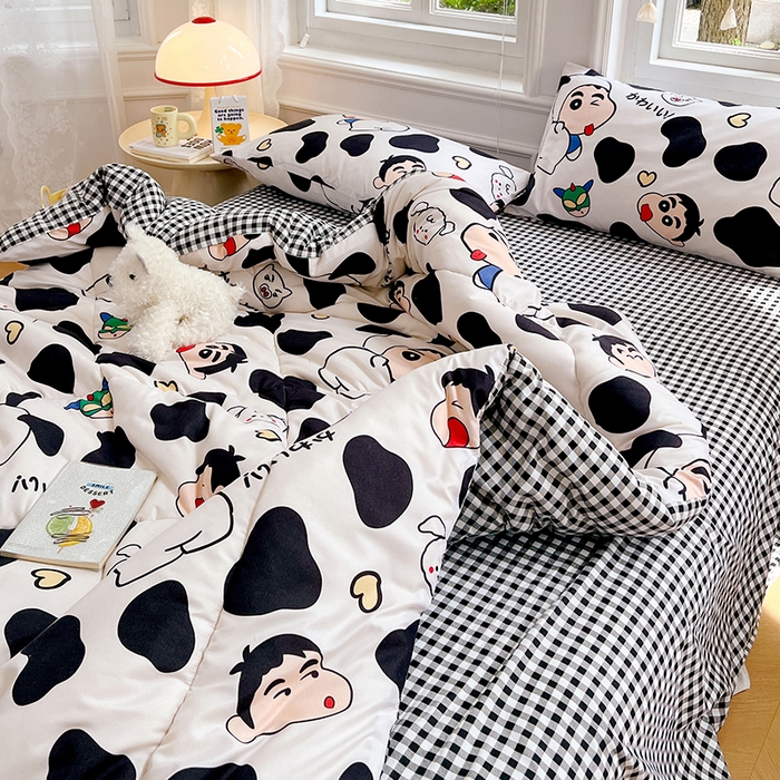 91家纺网 家纺一手货源 找家纺 （总）VIP被业 2025新款冬被学生宿舍印花冬被上下铺多套件