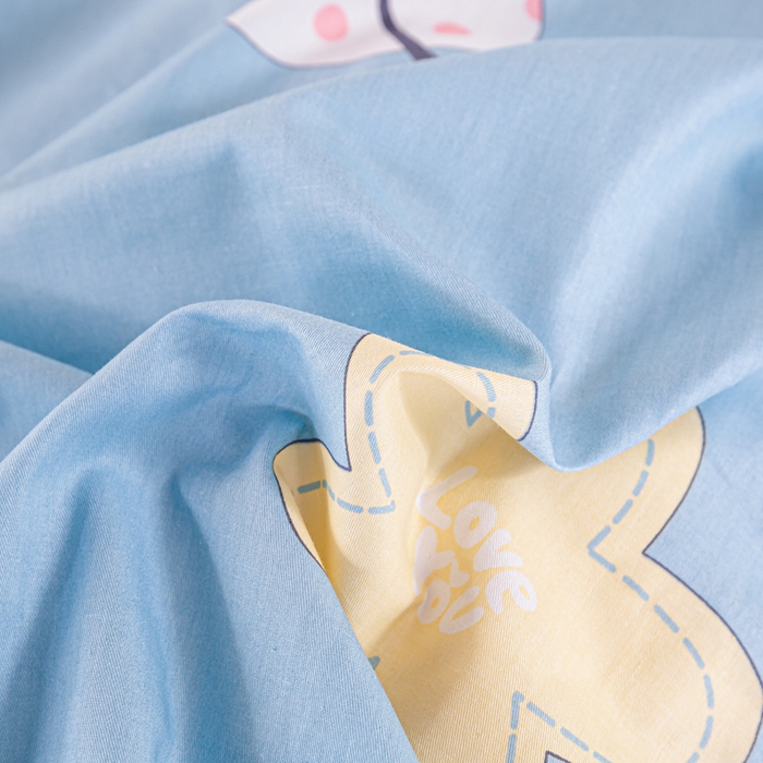 91家纺网 家纺一手货源 找家纺 锦润家纺2025新款全棉13372学生三件套纯棉宿舍六件套 甜心蜜语