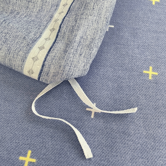 91家纺网 家纺一手货源 找家纺 锦润家纺2025新款全棉13372学生三件套纯棉宿舍六件套 前程似锦-灰