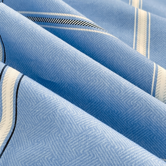 91家纺网 家纺一手货源 找家纺 锦润家纺2025新款全棉13372学生三件套纯棉宿舍六件套 普兰德利-蓝