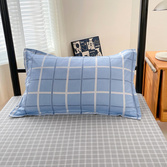 91家纺网 家纺一手货源 找家纺 锦润家纺2025新款全棉13372学生三件套纯棉宿舍六件套 风和日丽