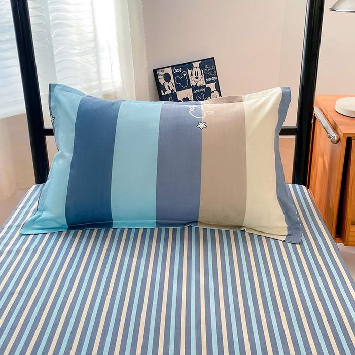 91家纺网 家纺一手货源 找家纺 锦润家纺2025新款全棉13372学生三件套纯棉宿舍六件套 布拉格