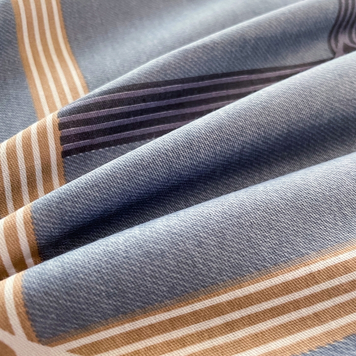 91家纺网 家纺一手货源 找家纺 锦润 2025新款印花12868全棉学生宿舍三件套纯棉六件套艾尚-灰