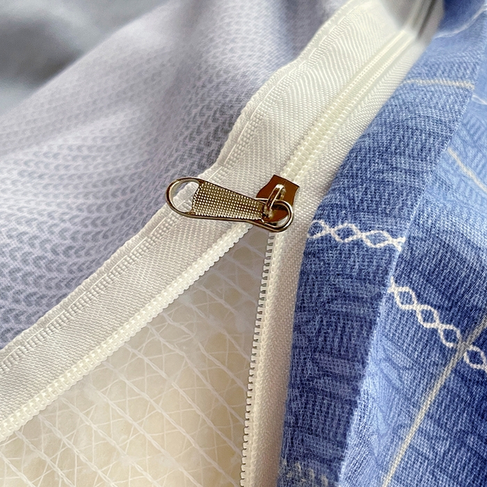 91家纺网 家纺一手货源 找家纺 锦润 2025新款印花12868全棉学生宿舍三件套纯棉六件套达芬奇-灰