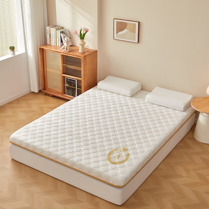 91家纺网 家纺一手货源 找家纺 希廷顿 2025春夏新款足球床垫单床垫 白色-足球-A+烫画