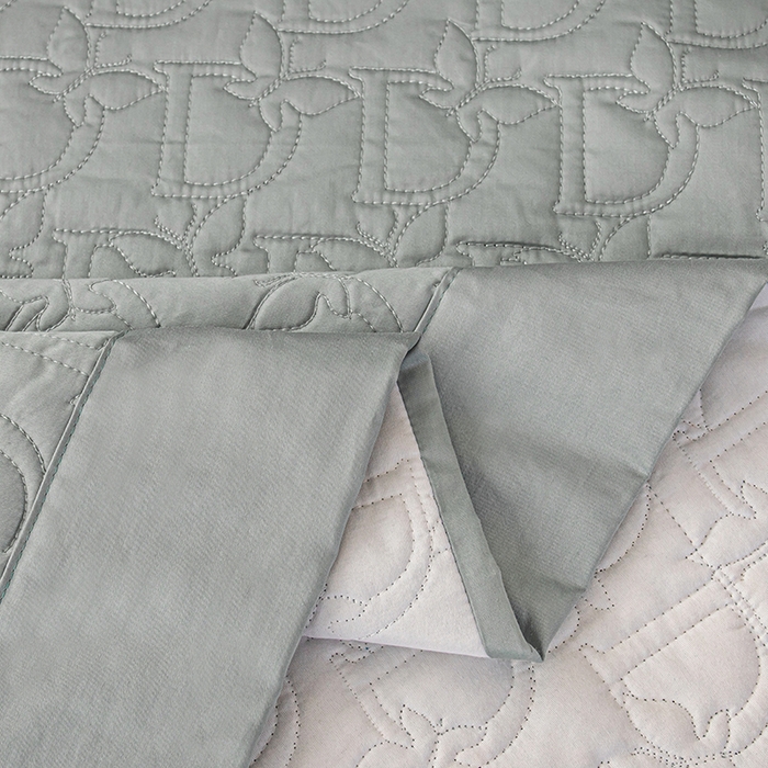 91家纺网 家纺一手货源 找家纺 金喜 2025新款高档100支全棉枕套纯棉宽边枕头套枕头罩 木槿绿