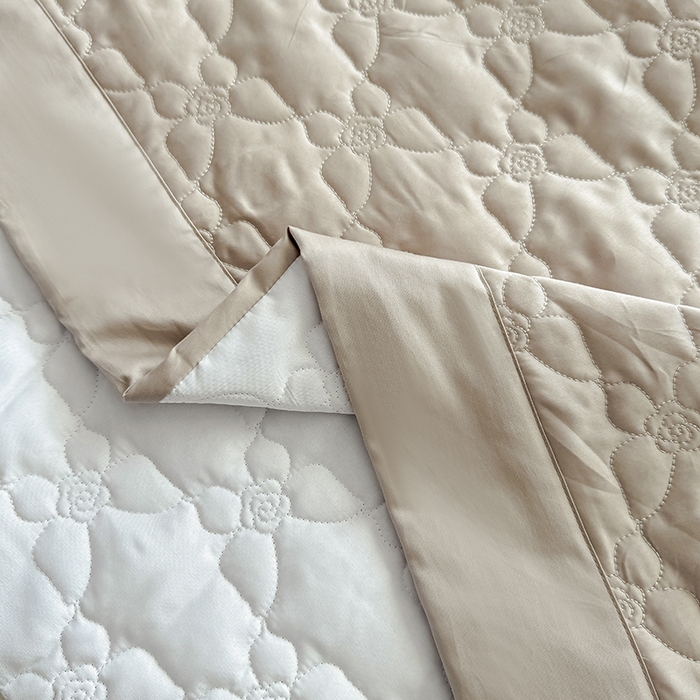 91家纺网 家纺一手货源 找家纺 金喜 2025新款高档100支全棉枕套纯棉宽边枕头套枕头罩 灰粉