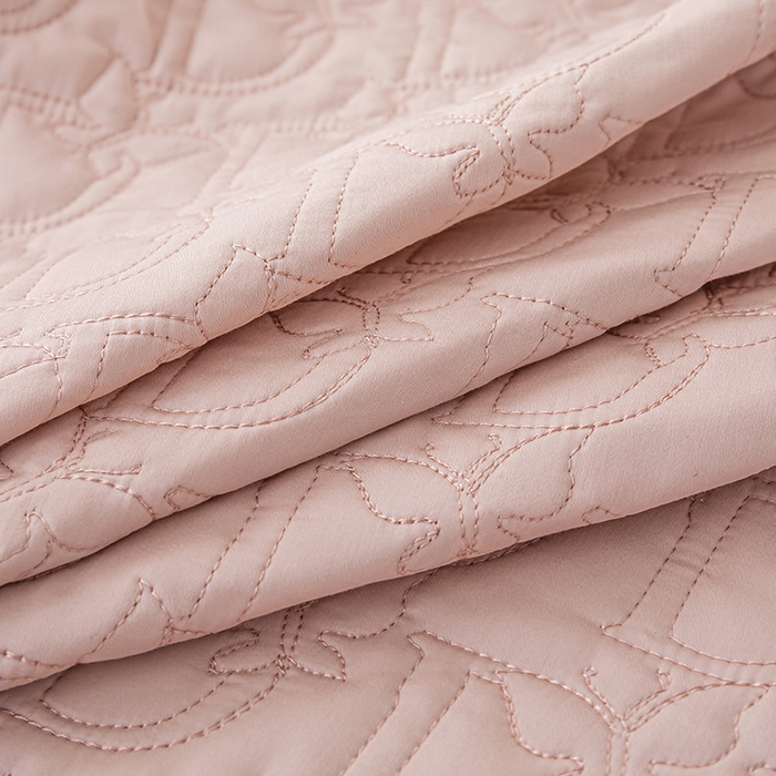 91家纺网 家纺一手货源 找家纺 金喜 2025新款高档100支全棉枕套纯棉宽边枕头套枕头罩 白桃粉