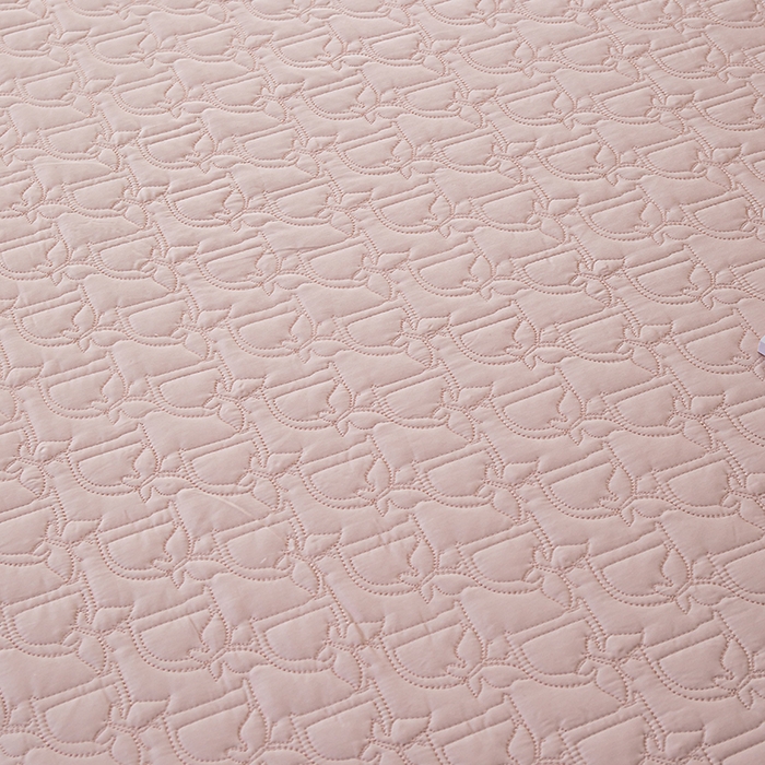 91家纺网 家纺一手货源 找家纺 金喜 2025新款高档100支全棉枕套纯棉宽边枕头套枕头罩 白桃粉