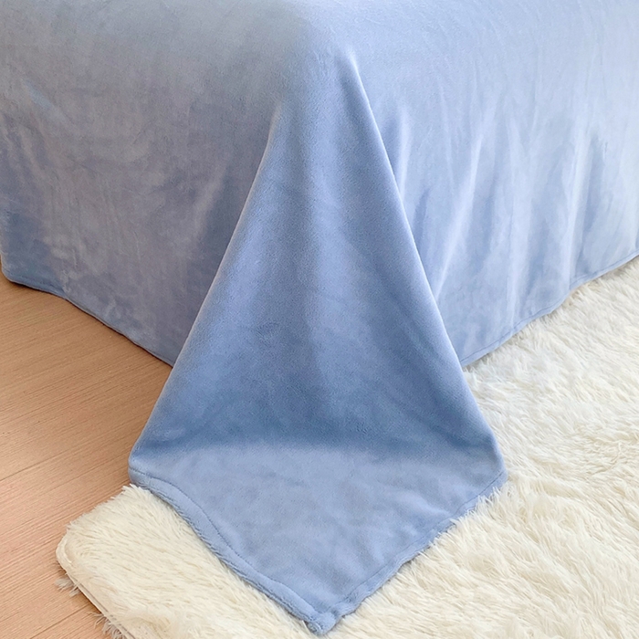 91家纺网 家纺一手货源 找家纺 金鑫汇家纺 2025新款全棉纯棉棉加豆豆绒棉加绒系列四件套 棉加豆豆绒-花丛兔