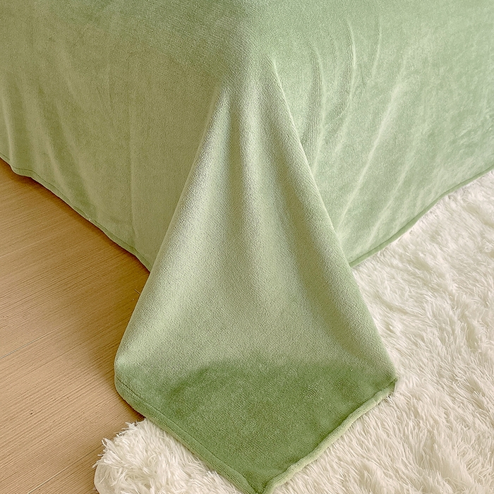 91家纺网 家纺一手货源 找家纺 金鑫汇家纺 2025新款全棉纯棉棉加豆豆绒棉加绒系列四件套 棉加豆豆绒-可爱熊猫