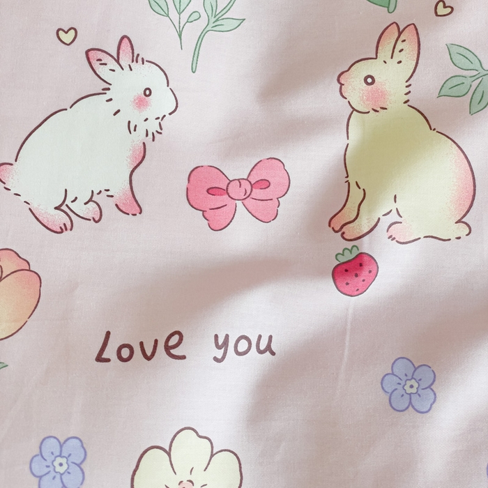 91家纺网 家纺一手货源 找家纺 金鑫汇家纺 2025新款全棉纯棉棉加豆豆绒棉加绒系列四件套 棉加绒-荷枝桃桃