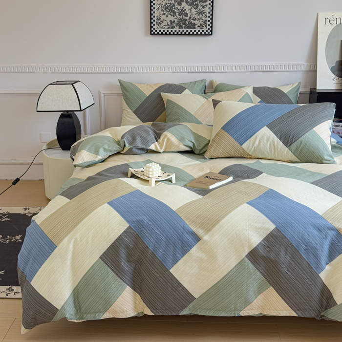 91家纺网 家纺一手货源 找家纺 （总）耀悦家纺 2025新款13070全棉印花四件套