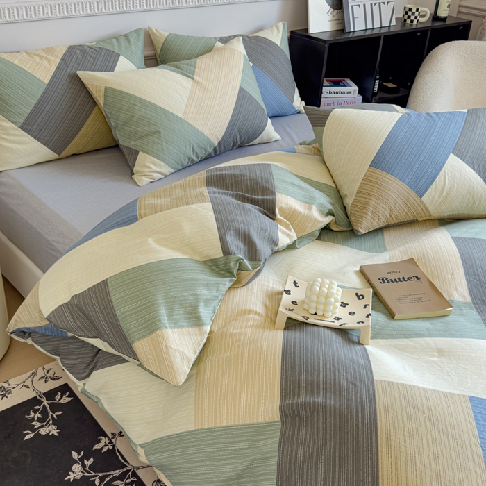 91家纺网 家纺一手货源 找家纺 （总）耀悦家纺 2025新款13070全棉印花四件套