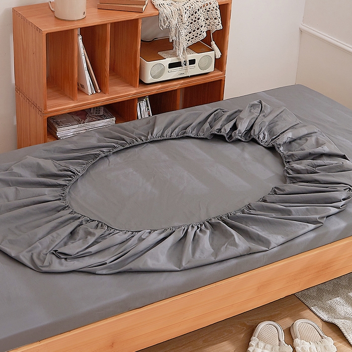 91家纺网 家纺一手货源 找家纺 DoDo 兜兜 2025新款全棉纯棉水洗棉学生三件套【可定做尺寸】    北辰-灰