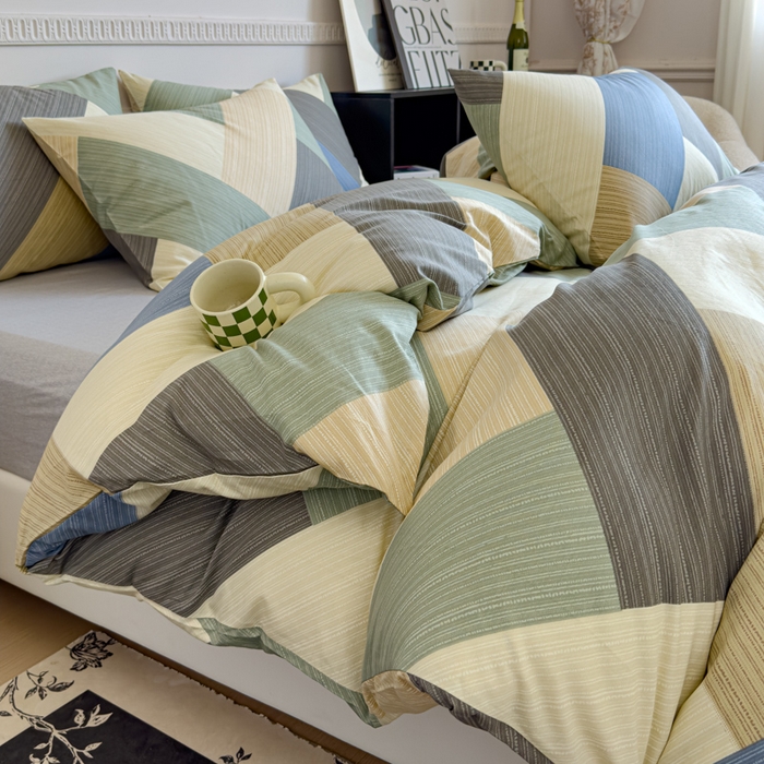 91家纺网 家纺一手货源 找家纺 （总）耀悦家纺 2025新款13070全棉印花四件套