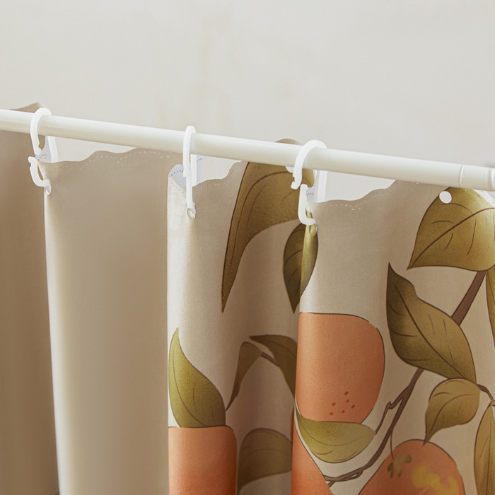 91家纺网 家纺一手货源 找家纺 澳萝拉 2025新款印花植绒遮光床帘学生宿舍上下铺蚊帐-无涂层不覆膜 平安喜乐