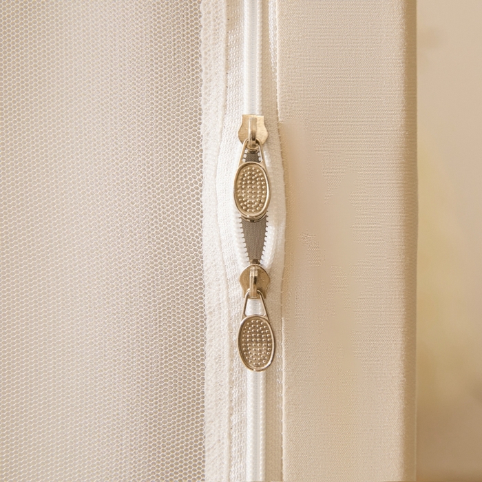 91家纺网 家纺一手货源 找家纺 澳萝拉 2025新款印花植绒遮光床帘学生宿舍上下铺蚊帐-无涂层不覆膜 叠叠猫