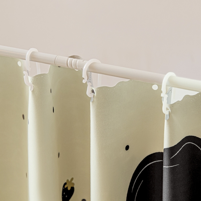 91家纺网 家纺一手货源 找家纺 澳萝拉 2025新款印花植绒遮光床帘学生宿舍上下铺蚊帐-无涂层不覆膜 百花迎春