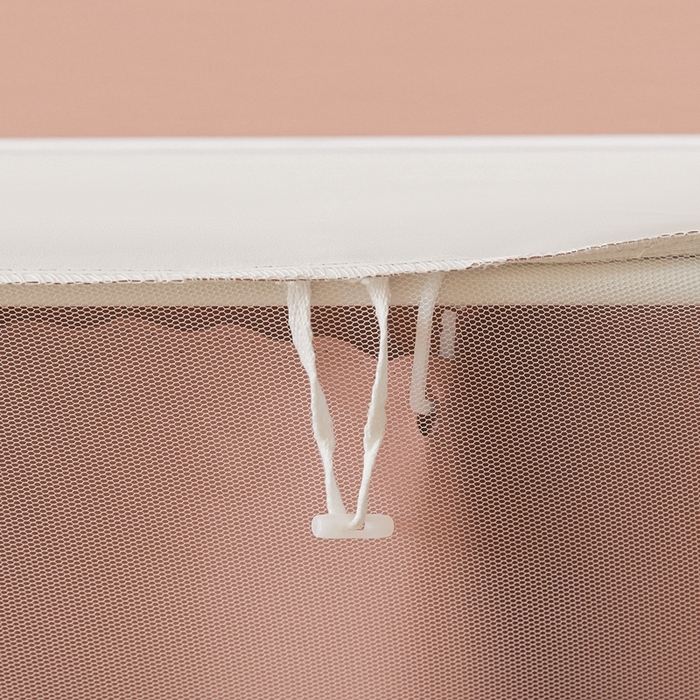 91家纺网 家纺一手货源 找家纺 澳萝拉 2025新款印花植绒遮光床帘学生宿舍上下铺蚊帐-无涂层不覆膜 奶嘴布布