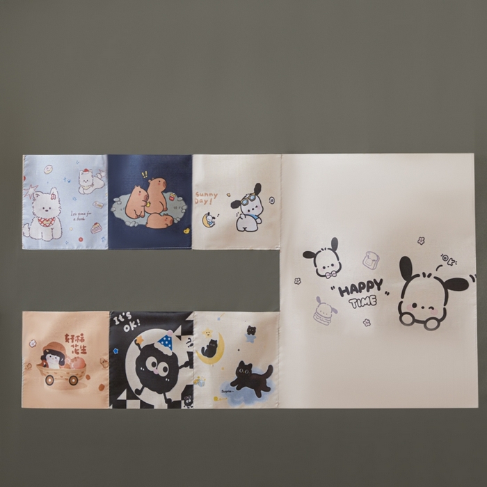 91家纺网 家纺一手货源 找家纺 澳萝拉 2025新款印花植绒遮光床帘学生宿舍上下铺蚊帐-无涂层不覆膜 豹纹狗狗