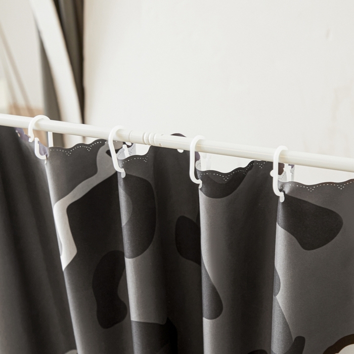 91家纺网 家纺一手货源 找家纺 澳萝拉 2025新款印花植绒遮光床帘学生宿舍上下铺蚊帐-无涂层不覆膜 豹纹狗狗