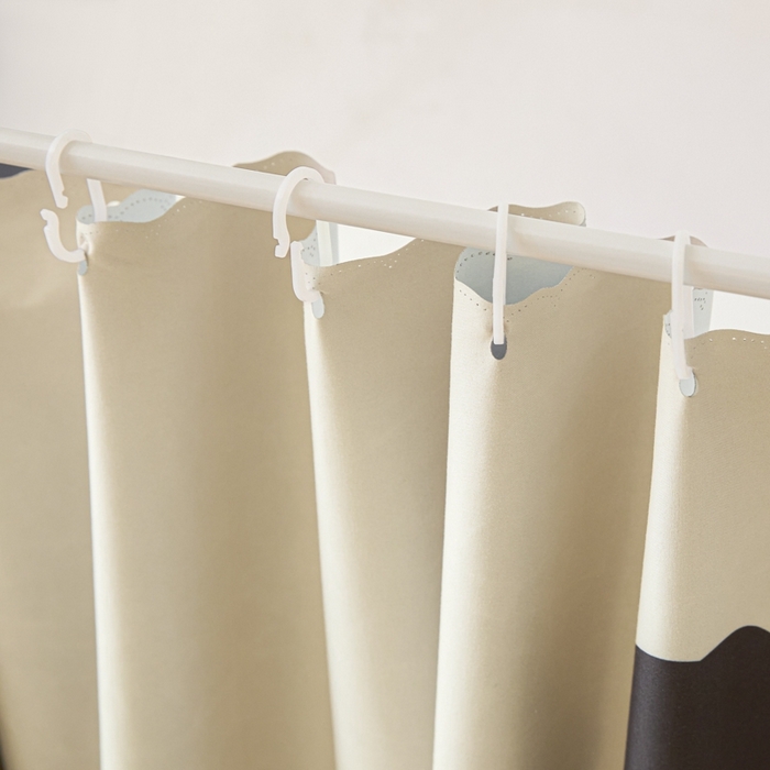 91家纺网 家纺一手货源 找家纺 澳萝拉 2025新款印花植绒遮光床帘学生宿舍上下铺蚊帐-无涂层不覆膜 酷萌小汪