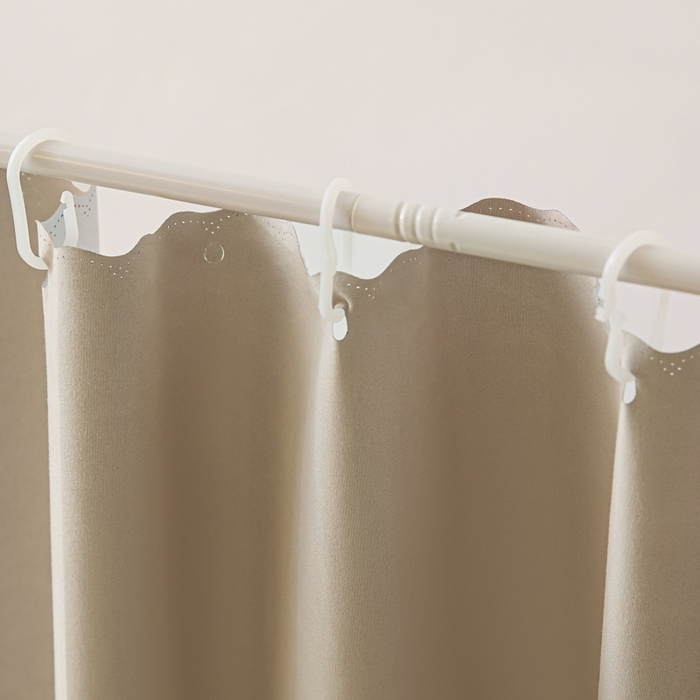 91家纺网 家纺一手货源 找家纺 澳萝拉 2025新款印花植绒遮光床帘学生宿舍上下铺蚊帐-无涂层不覆膜 可爱煤球