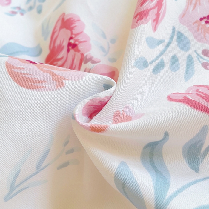 91家纺网 家纺一手货源 找家纺 铭博家纺 2025新款直播爆款全棉纯棉四件套 吊边一字绣工艺款四件套 琉璃花影