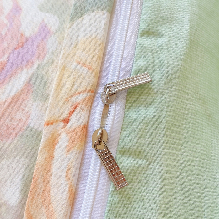 91家纺网 家纺一手货源 找家纺 （总）铭博家纺 2025新款直播爆款全棉纯棉四件套 吊边一字绣工艺款四件套