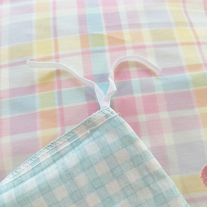 91家纺网 家纺一手货源 找家纺 铭博家纺 2025新款直播爆款全棉纯棉四件套 吊边一字绣工艺款四件套 加州甜心-粉