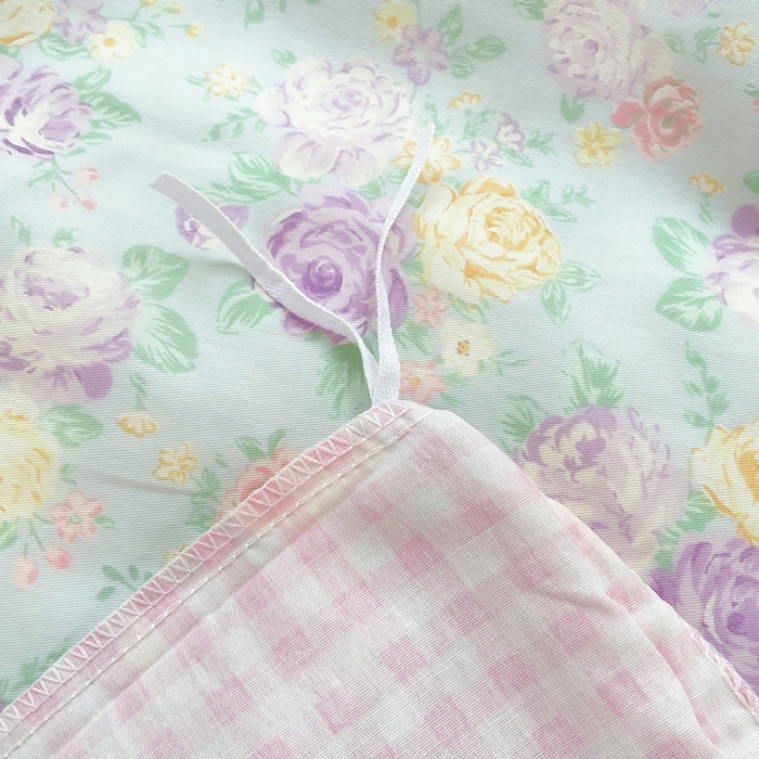 91家纺网 家纺一手货源 找家纺 铭博家纺 2025新款直播爆款全棉纯棉四件套 吊边一字绣工艺款四件套 嫣然花期-兰