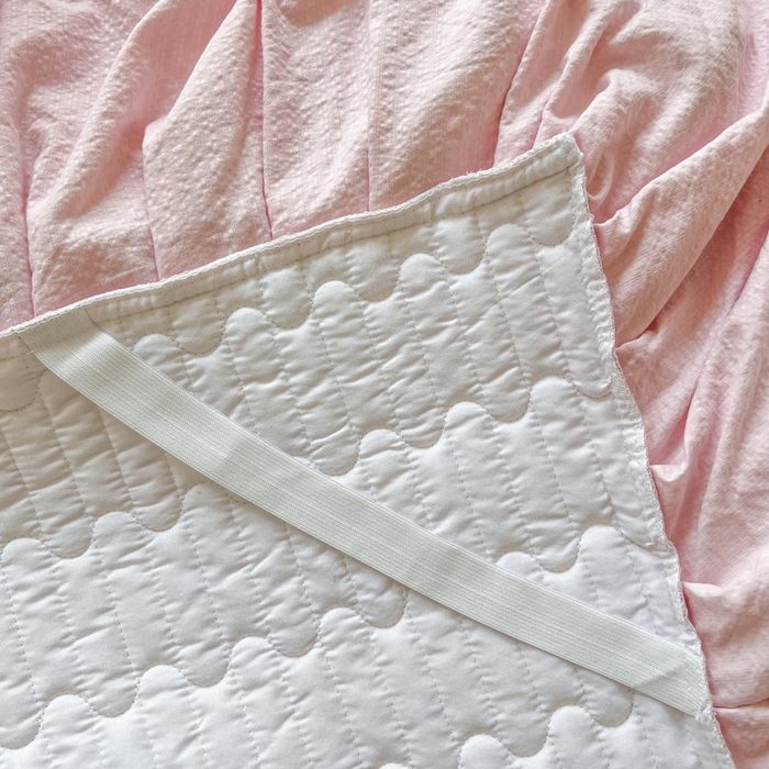 91家纺网 家纺一手货源 找家纺 恋尚 2025新款木棉蕾丝床裙单品床裙床裙单件-泡芙（控价135起） 泡芙-少女粉