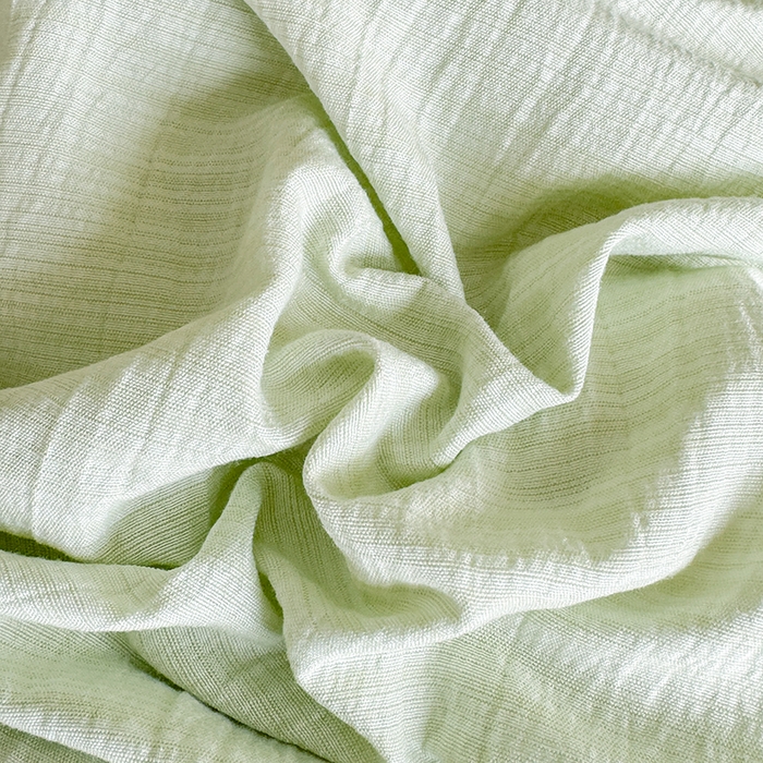 91家纺网 家纺一手货源 找家纺 梧桐家居 2025爆款毛巾绣皱皱双层纱四件套安娜花园安娜花园系列 安娜花园-浅绿