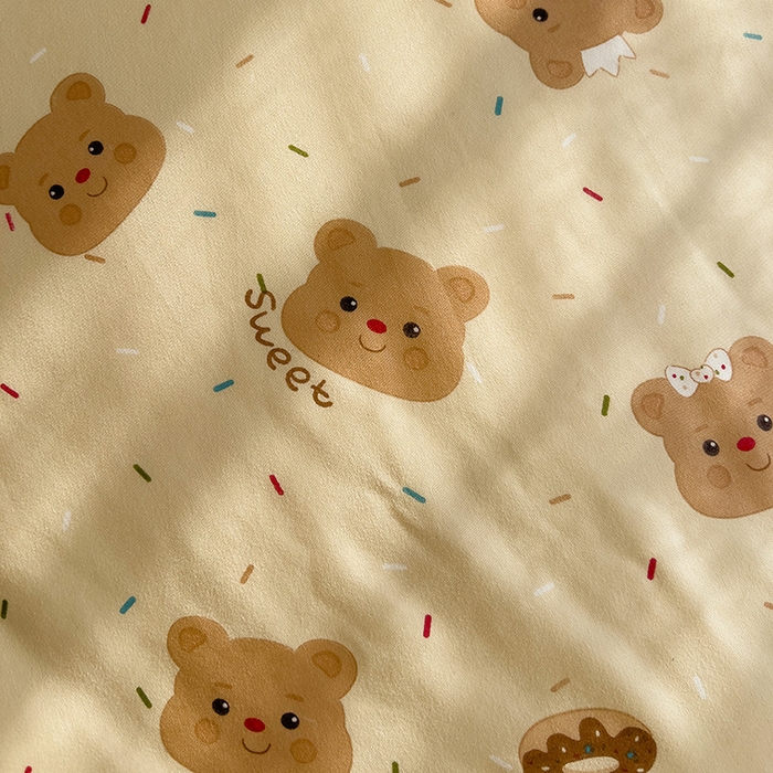 91家纺网 家纺一手货源 找家纺 （总）韩巢家纺 2025新款水洗棉印花被套床单四件套学生宿舍床上三件套 -提供卖家秀