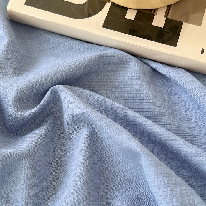 91家纺网 家纺一手货源 找家纺 彩韵家纺 2025新款木m双层纱床单 海洋蓝