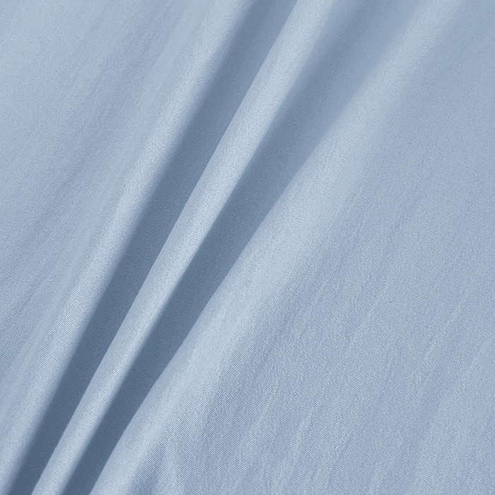 91家纺网 家纺一手货源 找家纺 彩韵家纺 2025新款柔软云感水洗m床单系列 天空蓝
