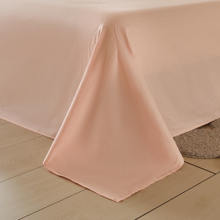 91家纺网 家纺一手货源 找家纺 莱通家纺 2025新款纯色双拼四件套 粉小格