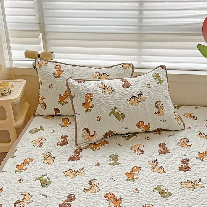 91家纺网 家纺一手货源 找家纺 悦织湾家纺 2025新款A类加厚水洗棉床垫小清新印花四季通用床垫 炫酷龙