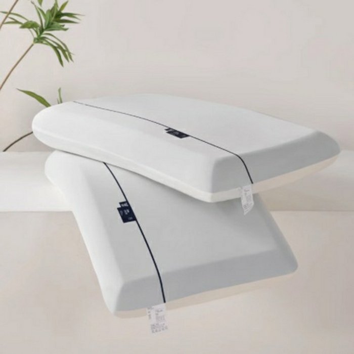 澜昕  酒店民宿深睡慢回弹记忆枕0压枕学生宿舍枕头枕芯  一件定制 双拼10cm 40*70cm一只