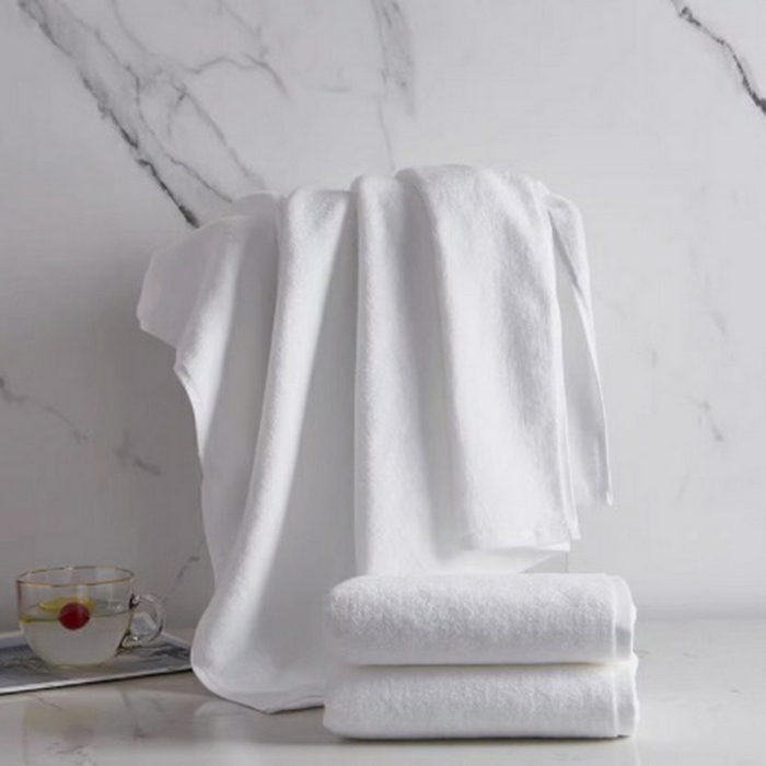 91家纺网 家纺一手货源 找家纺 澜昕 酒店宾馆专用方巾民宿专用纯棉吸水白色柔软新款 一件定制 平织方巾33*33cm60g 1条